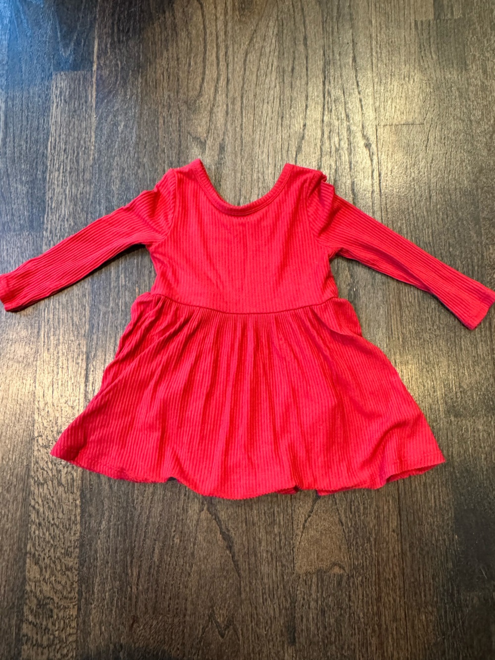 Like new! Little Sleepies red twirl dress with bodysuit size 6-12 months